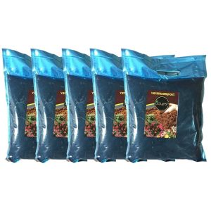 کود ورمی کمپوست رویش | مجموعه 5 عددی